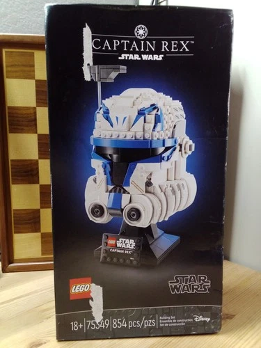 LEGO Star Wars Captain Rex Helmet (75349) Building Set NEW Slight Damage On Box