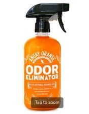 ANGRY ORANGE Pet Odor Eliminator Citrus Deodorizer Pet Large 24oz Spray x1