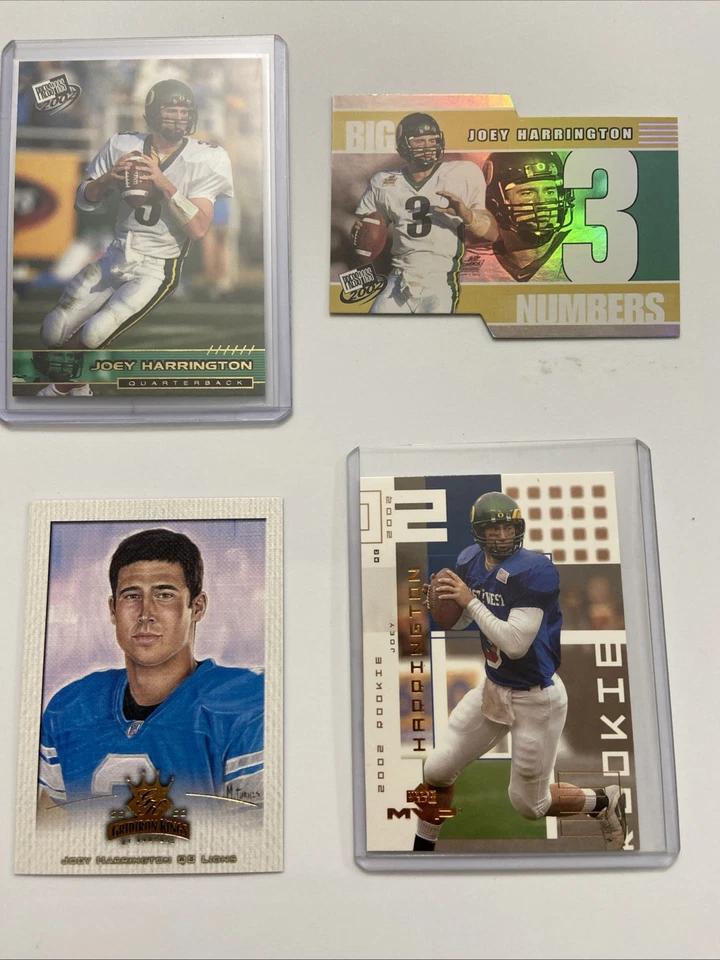 Joey Harrington 2002 Rookie Lot.  Lot of (8) Cards. - Image 2 of 4