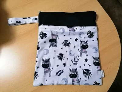 Windeltasche wiederverwendbar weiß Giraffen Hisprout - Bild 1 von 4