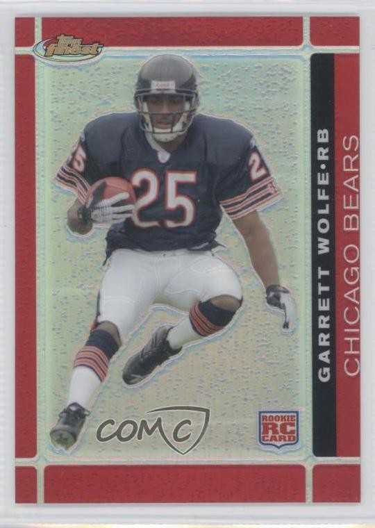 2007 Topps Finest Rookie Refractor Garrett Wolfe #119 Rookie RC 0a1