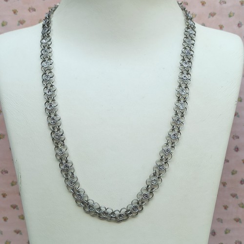 Antique Filigree Chain Necklace Ethnic Yemeni Collar Choker Silver 925 Vintage - 第 14/20 張圖片