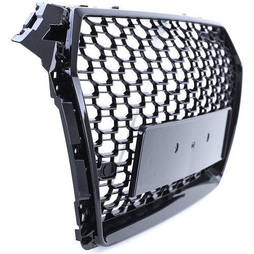 Griglia Calandra Radiatore AUDI A4 B9 2015-2019 RS4 LOOK Nera Lucida nido d'ape - Afbeelding 2 van 7