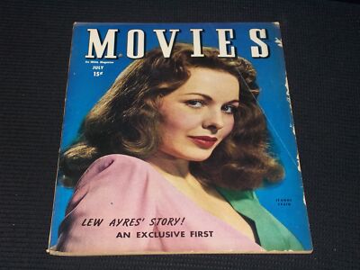 1946 JULY MOVIES MAGAZINE - JEANNE CRAIN FRONT COVER - E 14173