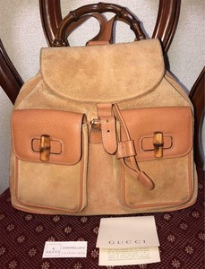 authentic used gucci backpack
