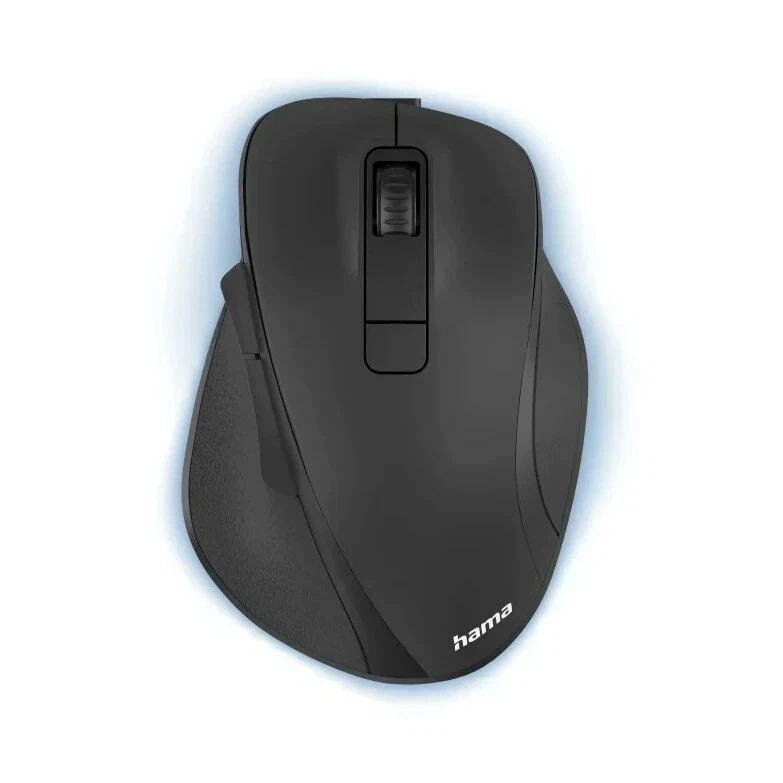 Hama MW-500 Rechargeable Ergonomic Optical 6-Button Wireless Mouse - Image 2 of 3