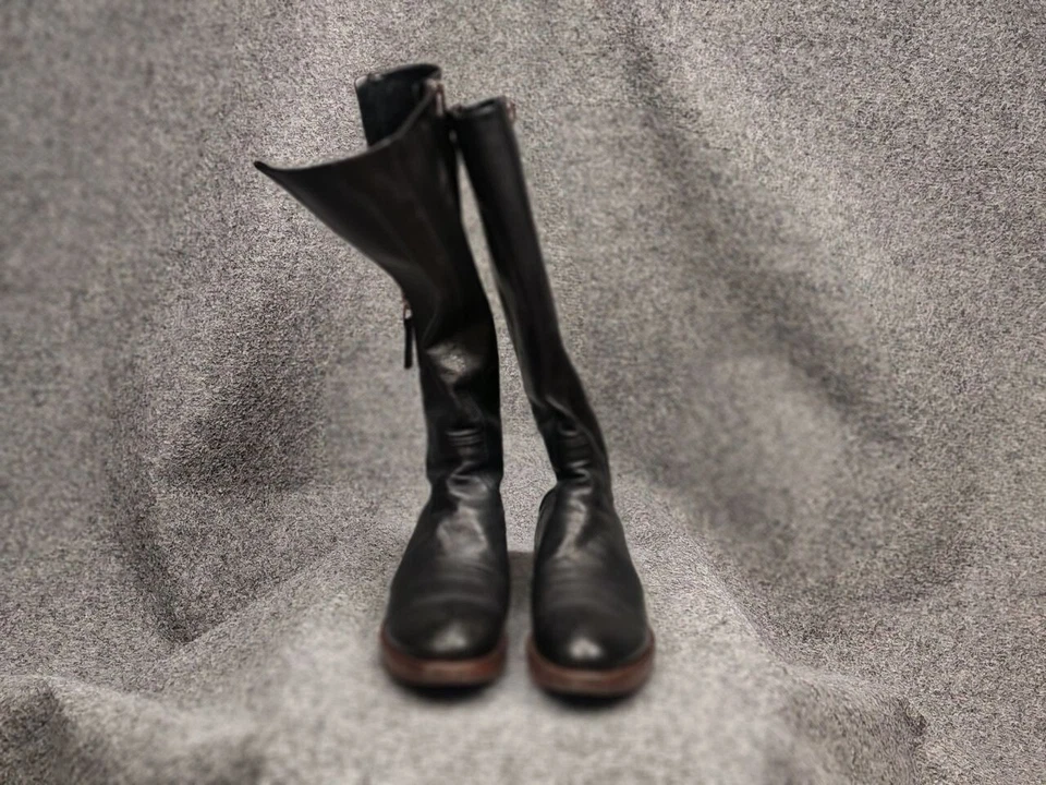 Rocco P. Hand Made Torre Saw Patrisio Leather Zip Boots - Image 4 of 4