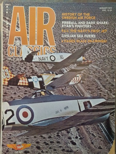 Air Classics, 5 issues 74/75 - Vol 10 #4,8 & Vol 11, #1,3,5 - FREE SHIPPING #36 - Foto 5 di 12