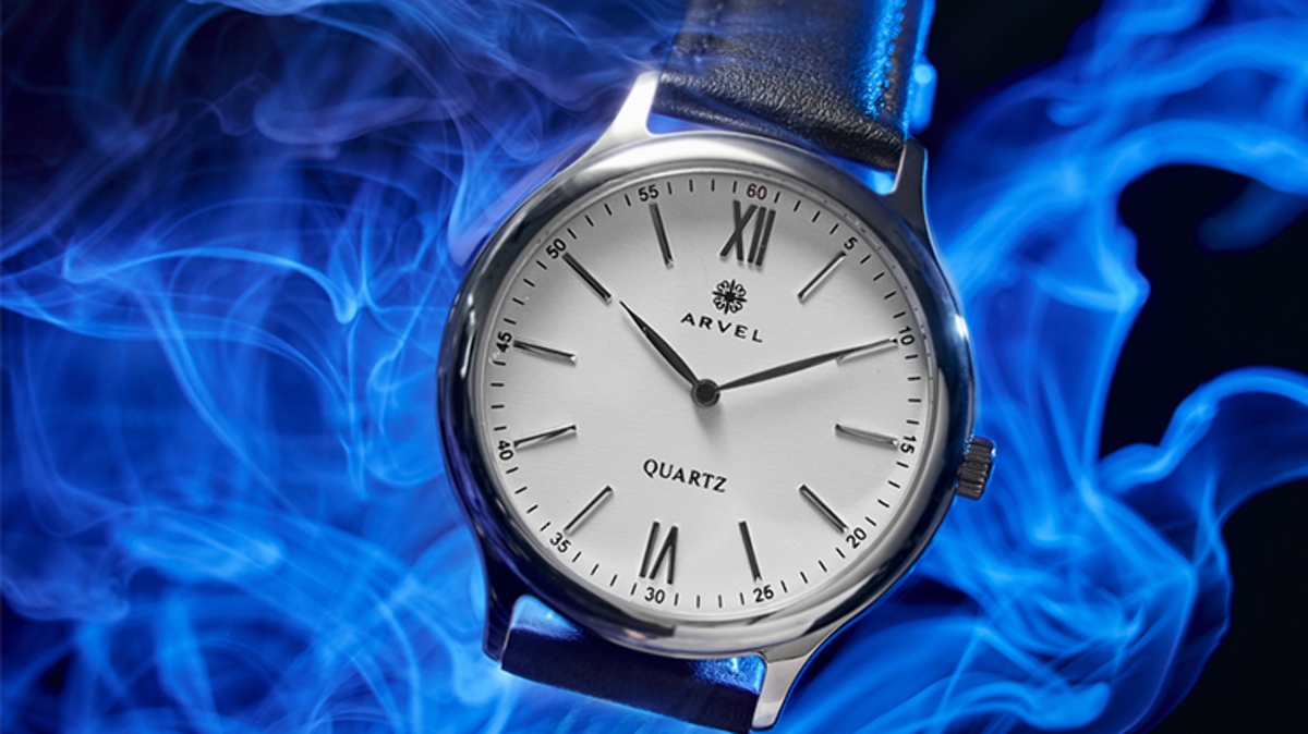 IARVEL WATCH (Silver Watchcase White Dial) by Iarvel Magic and 