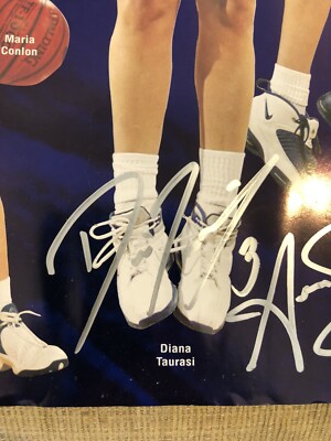2003-04 NCAA Champion UConn Women's Basketball Signed Schedule