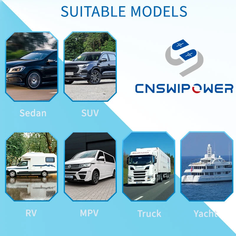 Cargador CNSWIPOWER 100A DC-DC 12V 24V para Vehículo Doble Batería Solar 30A 60A 50V Foto 4 de 4