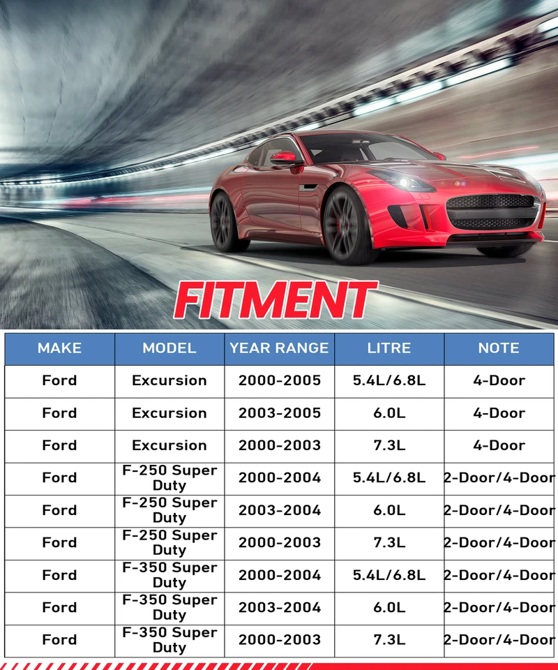 Rear Brake Calipers L+R For 1999 2000 2001 2002-2004 Ford F-250 F-350 Super Duty - Image 2 of 4