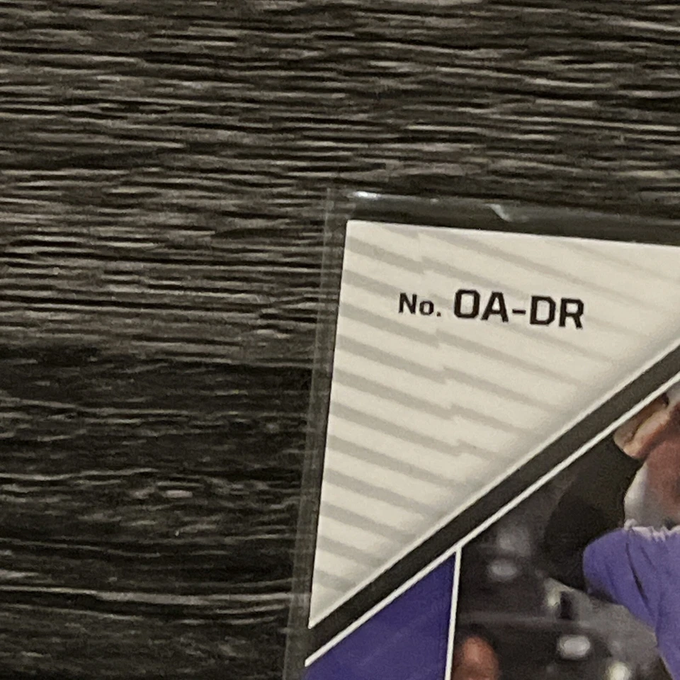 2023 Panini Auto Electric Etch Carolina Blue #OA-DR Drew Romo  49/49 Bookend  - Image 3 of 4