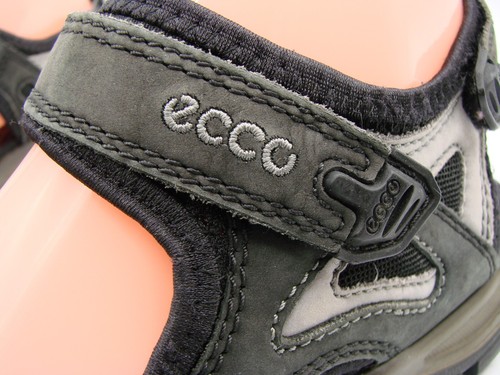 Ecco Yucatan Offroad Hiking Sandas Size 38 (US 7-7.5) Outdoor Black Gray Leather - Picture 8 of 14