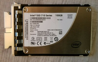 SSD INTEL 100GB 710 Series 2.5 SFF SATA - G32903-603 G11726-602 - Reconditionné