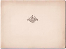 Vintage Weihnachtskarte High Commissioner Australien Indien Roy Gollan Delhi 1950