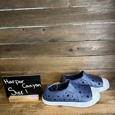 New Kids Harpor Canyon Surfer Blue Casual Comfort Slip On Water Shoes Size 1 Y