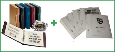 Lindner 444 84 1124V Wallis and Futuna Islands Stamp Album 1984-2000