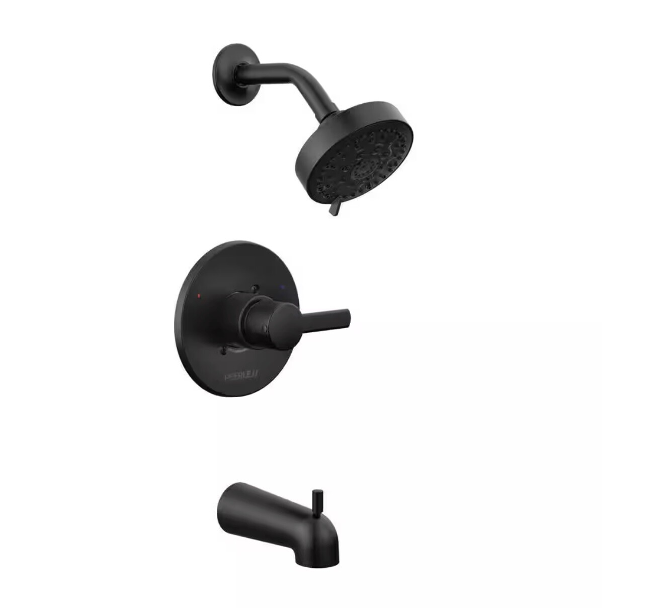 Peerless PTT188792-BL Matte Black Tub Shower Trim Kit No Valve  