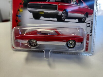Hot Wheels 2004 Holiday Rods '67 Dodge Charger in red/white with