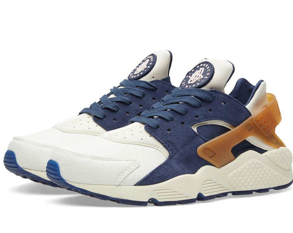 bnib nike air huarache courir pmr premier voile / midnight bleu marine bnib nike air huarache courir pmr premier premier pmr voile / midnight bleu marine 874934