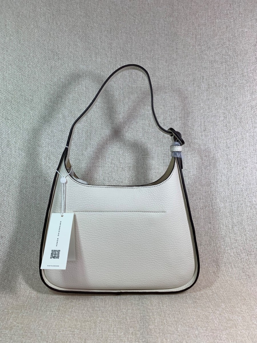 NEW Tory Burch Miller Ivory Leather Small Shoulder Bag/Crossbody