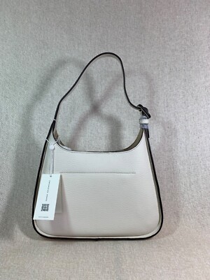 NEW Tory Burch Miller Ivory Leather Small Shoulder Bag/Crossbody