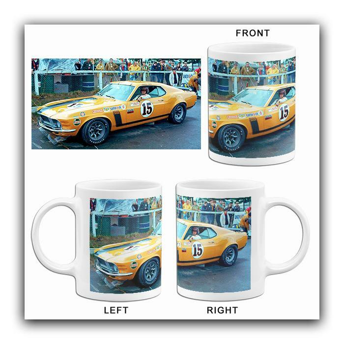 1970 Ford 302 Boss Mustang - Parnelli Jones - Trans-Am Race - Photo Mug |  eBay