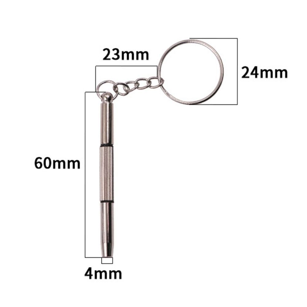 with Keychain Eyeglass Screwdrivers 3in1 Eyeglass Repair Tools