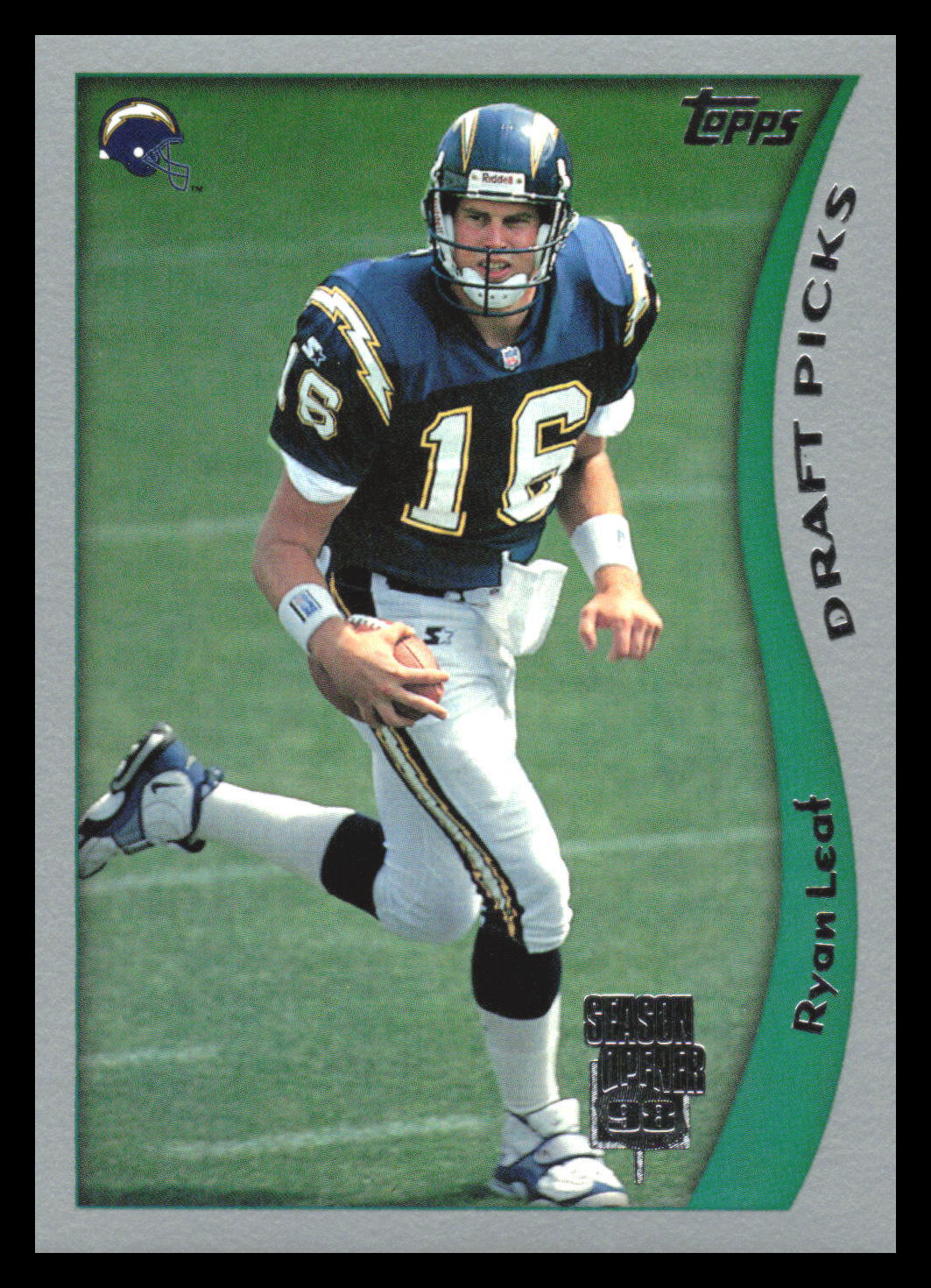 1998 Topps Season Opener Ryan Leaf #30 RC San Diego Chargers 3N