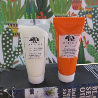 2 Origins .5oz CHECKS AND & balances frothy FACE WASH Ginzing Hydrating Energy