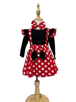 New Mini Mouse/Polka Dot Kid's 3 Piece Outfit - Size 1-2 Years
