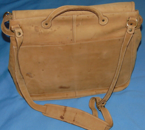 TERRITORY AHEAD SADDLE LEATHER BRIEFCASE - Picture 4 of 7