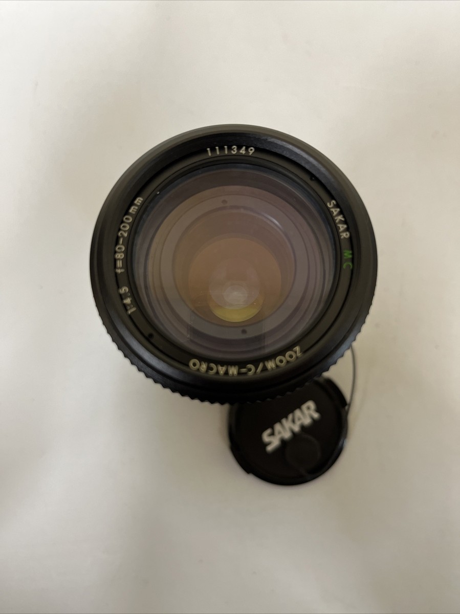 Sakar MC Zoom/C Macro 1:4,5 F = monture 80-200 mm fabriquée au Japon