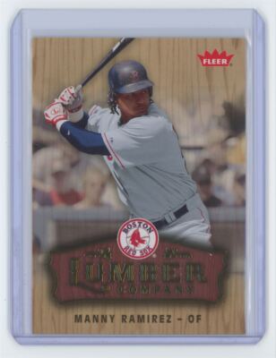 2006 Fleer Lumber Company Manny Ramirez Baseball Card #LC-17