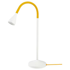 New IKEA NÄVLINGE LED Desk Lamp Yellow White Study Office Light Reading Lamp