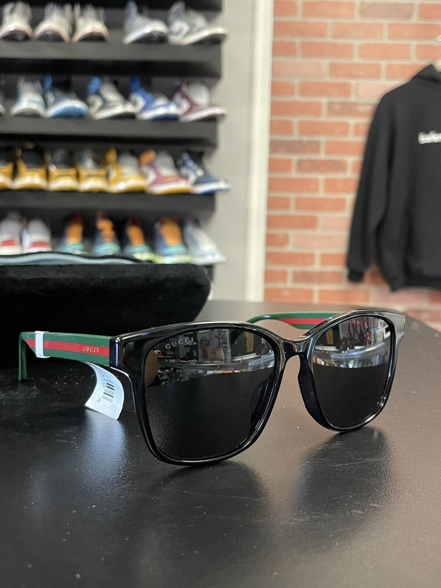 GUCCI サングラス GG0417SK-001 BLACK/GRAY レディース Gucci Gg0417sk 001 Round Oval Black Grey 56 Mm Unisex