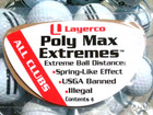 POLY MAX EXTREMES Illegal golf product used on all Taylormade Qi10  Drivers. — photo 1