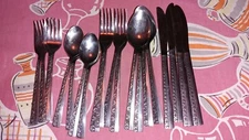 MCM Stanley Roberts DANISH MODE 20 Pieces Stainless Flatware Table Setting for 4