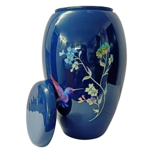 Garden Bird Urn For Human Ashes Adult Cremation Urns With Velvet Bag 10 inches - Picture 3 of 6
