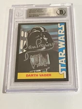 David Prowse 1977 Star Wars Wonder Bread Autograph Card Auto Beckett Rookie #5