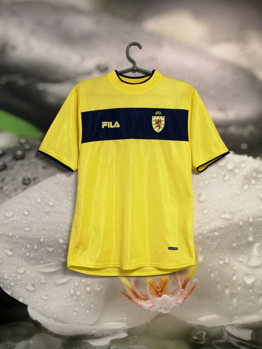 2002/03 FILA スコットランド代表 ホーム サッカーゲームシャツ 2002/03 FILA スコットランド代表 ホーム サッカーゲームシャツ