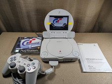 PSOne with Official LCD Screen SCPH-152 B + SCPH-102 Sony PS1 + Gran Turismo 2