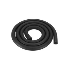 Foam Rubber Seal Weather Strip 10mm Diameter 1 Meter Long Black