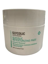 SERIOUS SKIN CARE GLYCOLIC RETEXTURIZING PADS (60 Pads/Full Size) Sealed