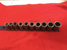 Matco Tools Adv 10 Piece 38 Drive Metric 12 Point Impact Socket Set 10mm-19mm