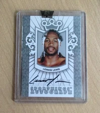 2009 Sportkings series C Lennox Lewis Silver autograph auto A-LL2