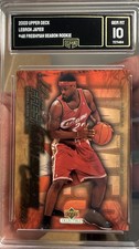 2003 Upper Deck Rookie Lebron James Freshman Season Collectibles Gem Mint 10 #48