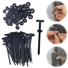 50 PCS Nylon Universal Cable Tie Buckle，Heavy Duty Self-Locking Zip Ties Holder