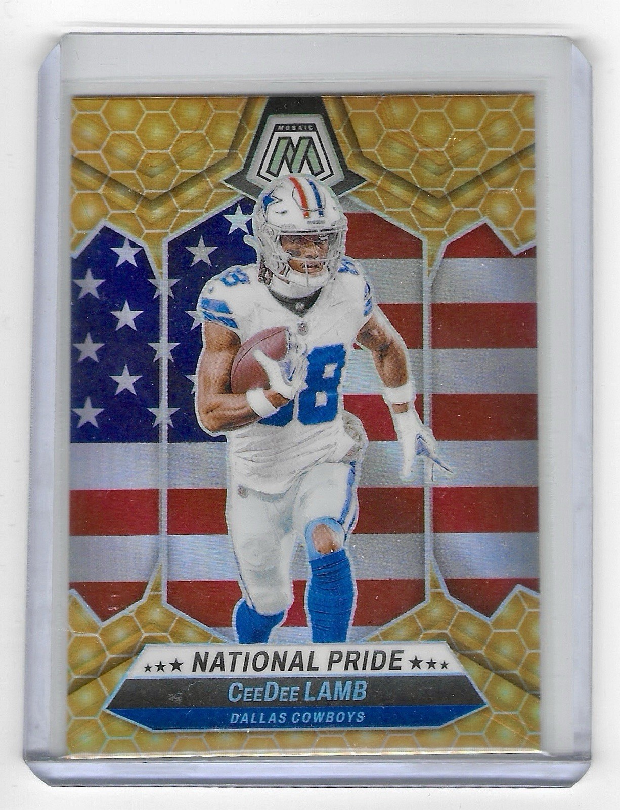 2024 Panini Mosaic  National Pride CeeDee Lamb #262 Honeycomb Prizm SSP Case Hit